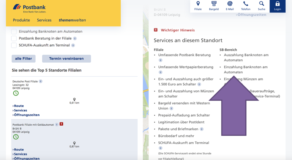 Kann Ich Als Commerzbank Kunde Bei Der Postbank Geld Einzahlen Postbank Geld einzahlen – Alle 3 Möglichkeiten im Überblick!