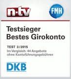 Auszeichnung DKB Girokonto