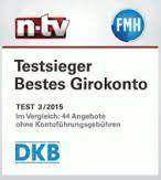 Testsiegel DKB bestes Girokonto