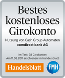 Comdirect Konto Auszeichnung